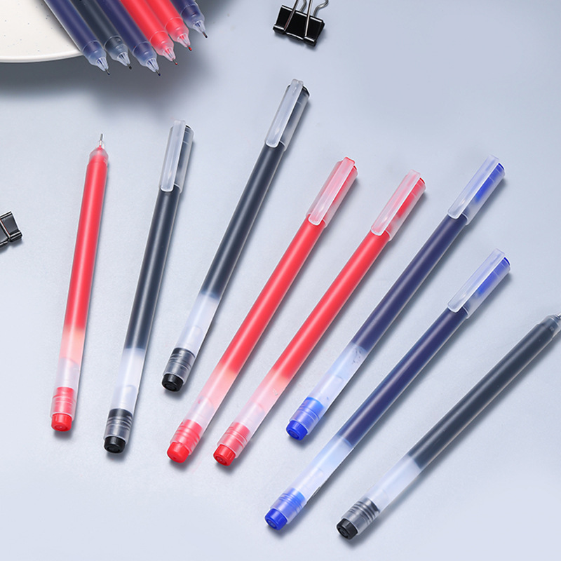 芮翔巨能写中性笔0.5m办公签字笔考试专用学生签字笔文具用品批发