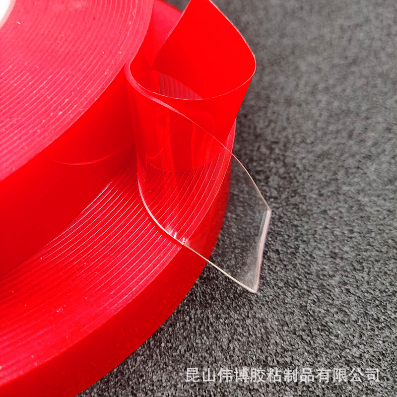 透明亚克力红膜实拍