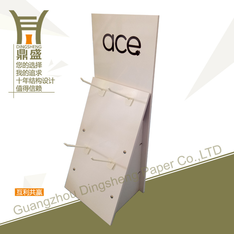 定制挂钩台面展示架 PVC雪弗安迪板陈列架 展示架电子配件展架