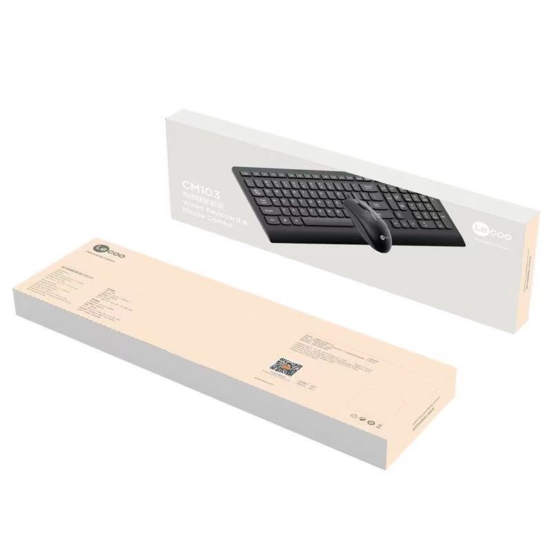 适用于联想来酷CM101有线商务办公键盘鼠标套装