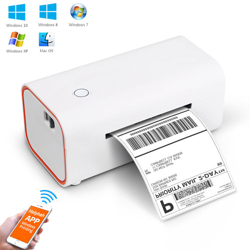 跨境热销M4202无纸仓蓝牙热敏不干胶电子面单E邮宝快递标签条码打