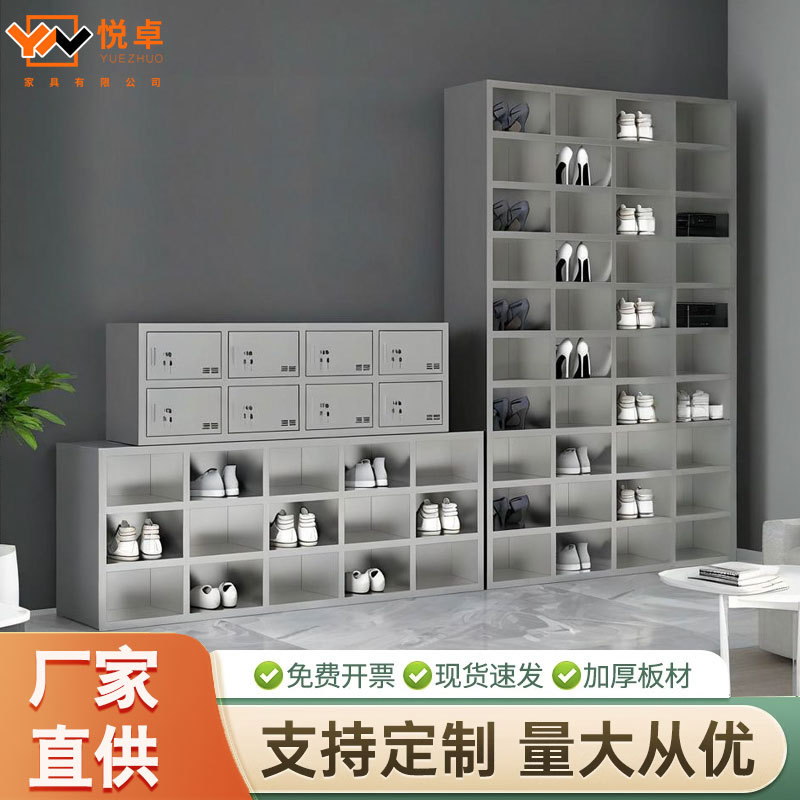 不锈钢鞋柜无尘车间员工换鞋凳食品工厂净化车间带门单双面鞋柜厂