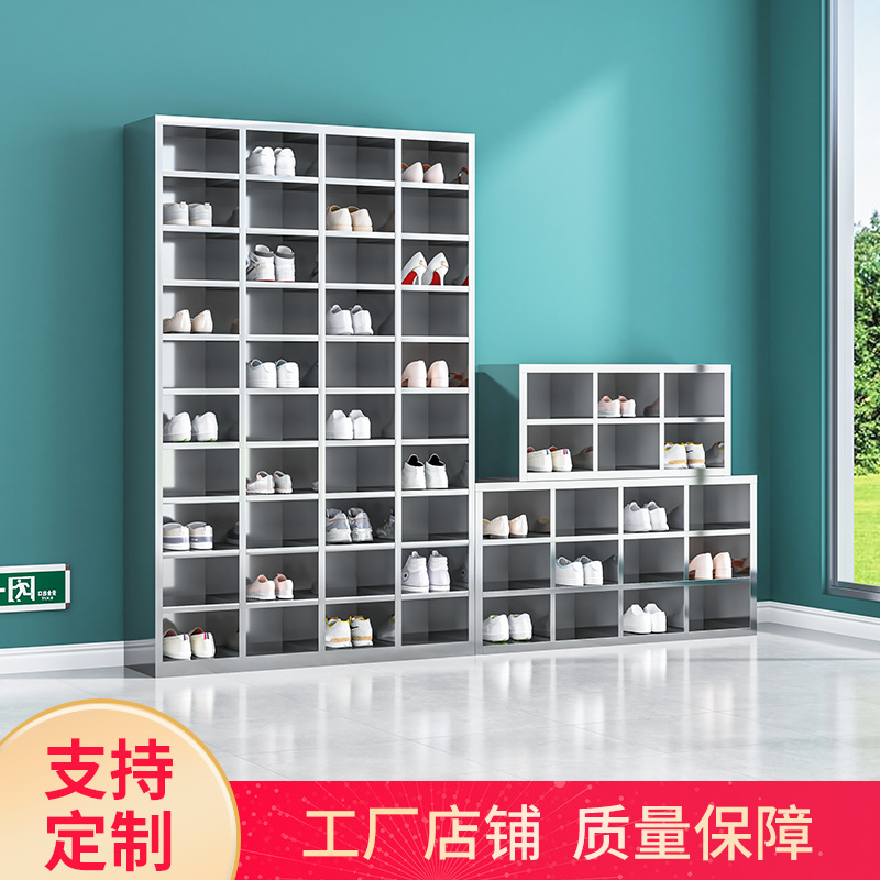 304不锈钢鞋柜无尘食品厂车间员工换鞋凳工厂实验室多格双面鞋柜