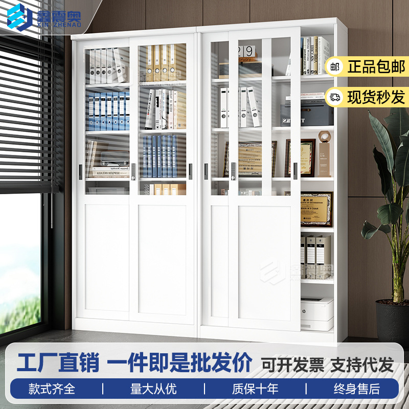 钢制文件柜办公室资料凭证收纳柜书房柜防火柜密码锁办公收纳柜