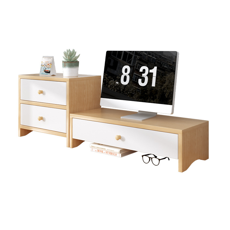 电脑增高架台式显示器抬高架办公室桌面置物架底座支架垫高架子