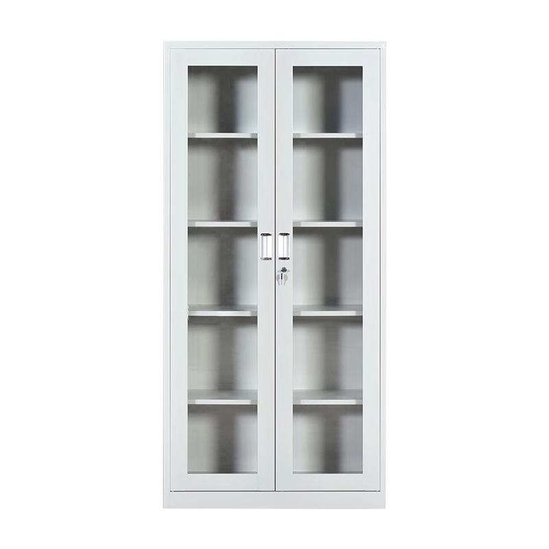 钢制文件柜办公室资料档案柜带锁财务凭证柜加厚铁皮抽屉矮柜厂家