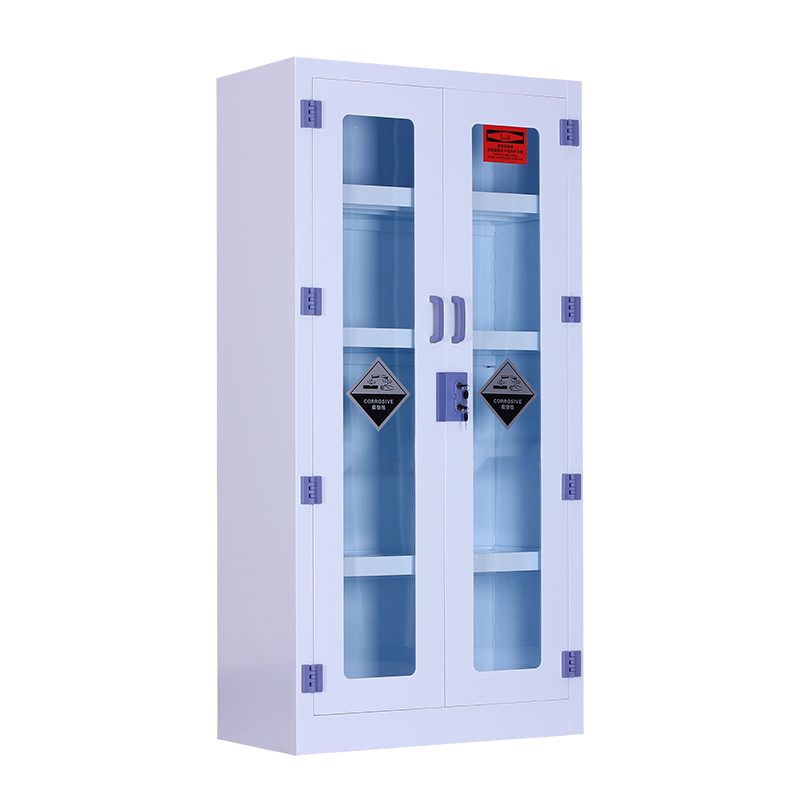 PP酸碱柜危化品储存化学品试剂耐酸碱防腐蚀双锁器皿药品柜加厚
