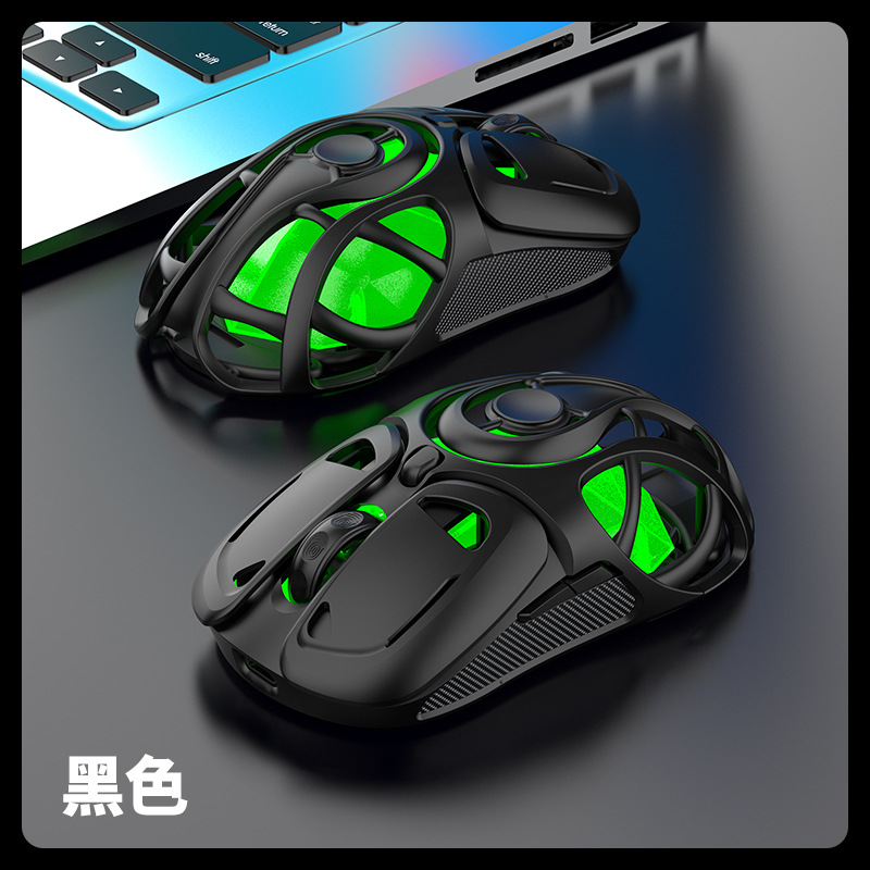 蝰蛇X10萤火虫三模无线蓝牙鼠标电竞游戏镂空设计PAW3311时尚鼠标