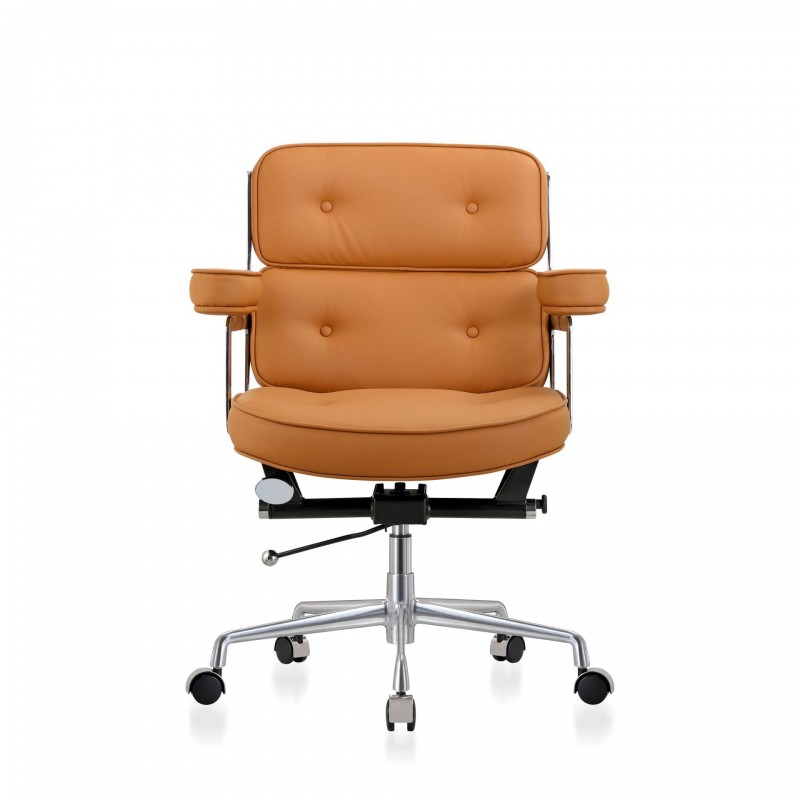 可升降电脑椅阿勒夫耶椅家用老板椅书房办公转椅电竞椅真皮罗宾椅