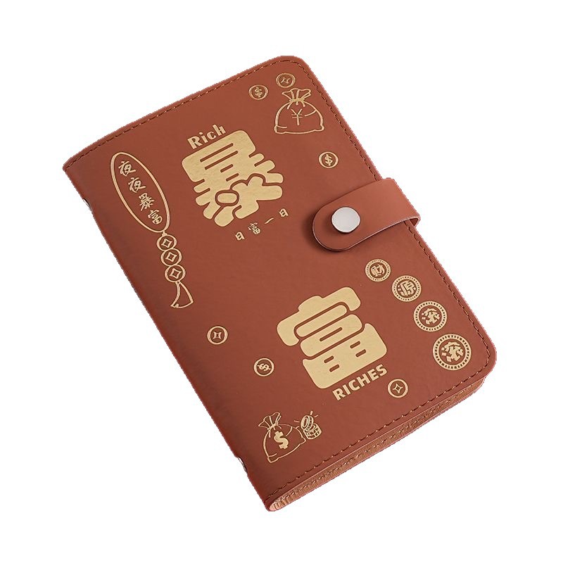 密码锁暴富现金存钱本存钱夹钱册2026年大容量只放钱一万存钱本