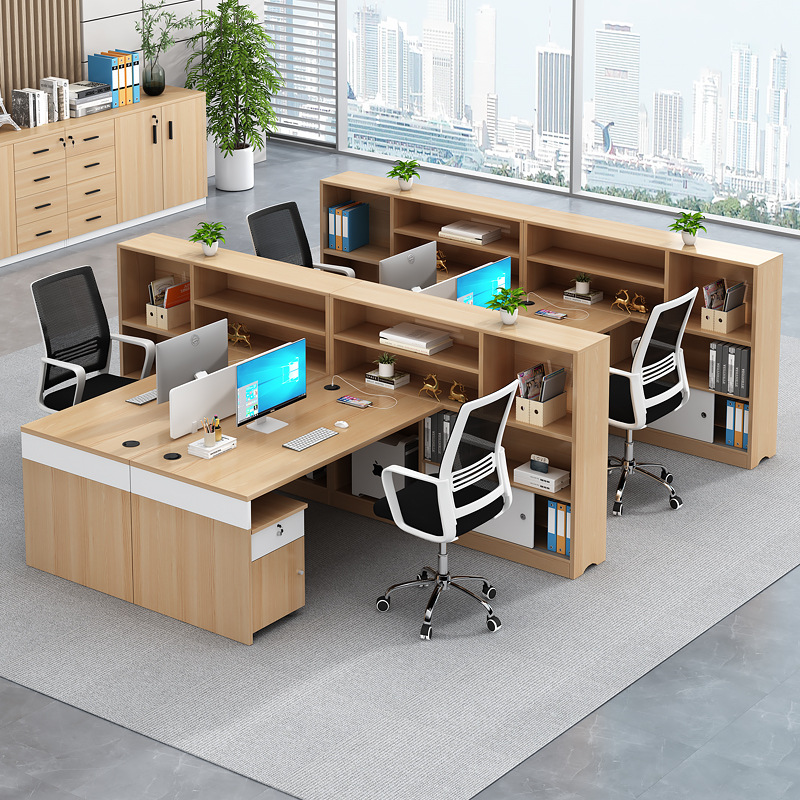 办公桌椅组合简约现代屏风卡位公司职员桌椅员工办公桌子办公室