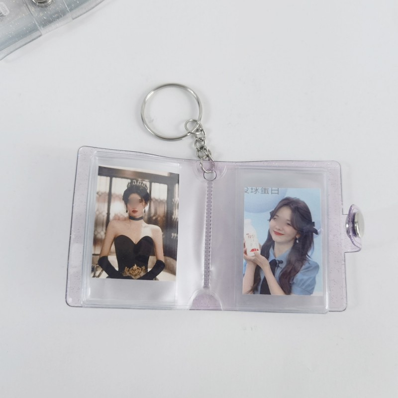 批发供应 迷你1寸2寸相册 带钥匙扣 大头贴相册 儿童成长小相册