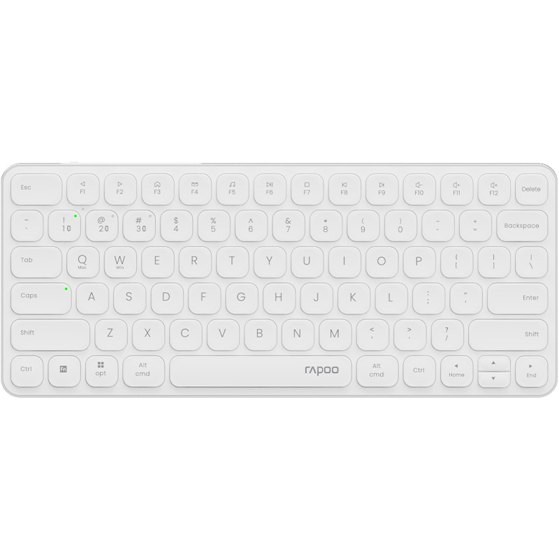 雷柏Rapoo E9050L78键蓝牙多模充电键盘超薄便携紧凑无线办公键盘