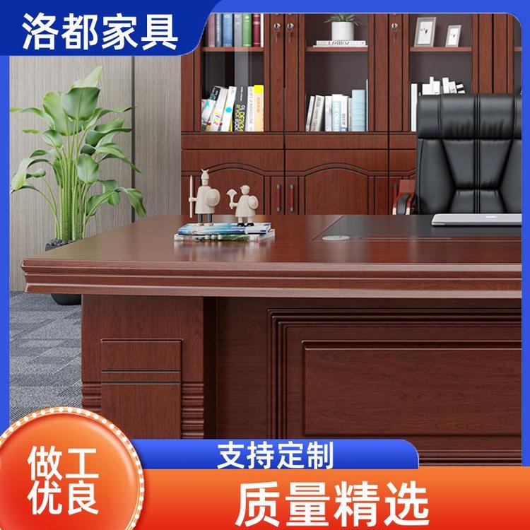 洛都家具黑色牛皮拼装式沙发 家庭公司两用海绵填充舒适款
