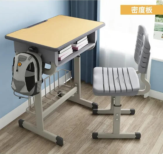 双人课桌椅 中学生书桌 款式多样 支持定制 生产厂商