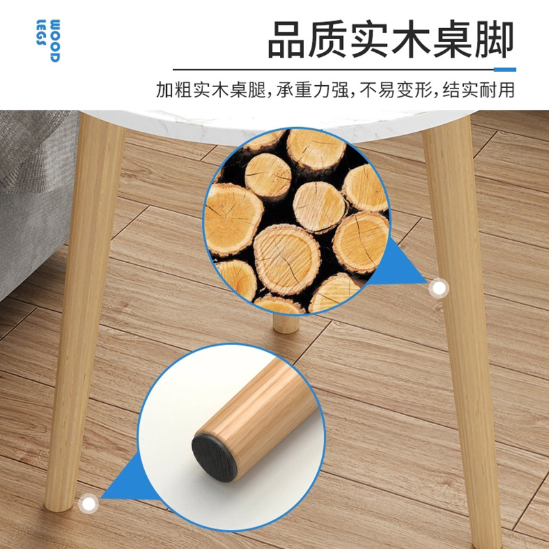 简易小茶几简约现代创意小圆桌欧式小户型沙发边几阳台迷你小桌子