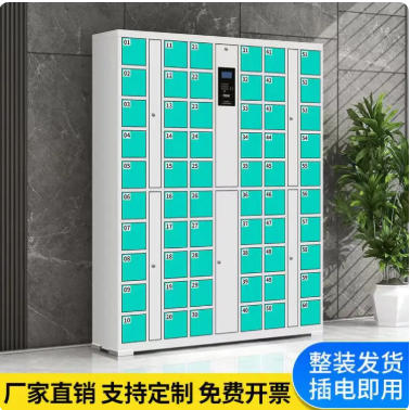 智能手机充电存放柜超市电子存包柜商场微信寄存柜人脸识别指纹柜