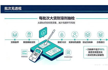 防伪标签的耐溶剂测试为什么重要？