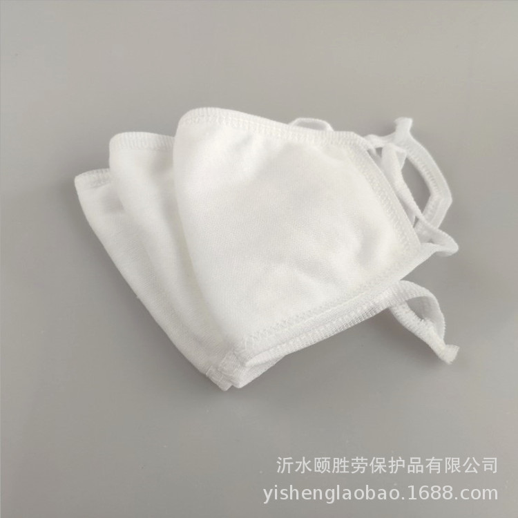 棉布口罩 大三层满三层汗布棉口罩 防尘防沙 劳保口罩 卫生口罩