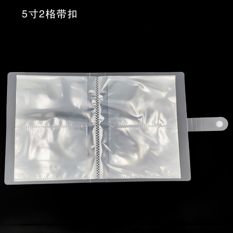 便携式透明饰品收纳册3寸5寸卡册密封防氧化银饰项链耳钉PP收纳袋