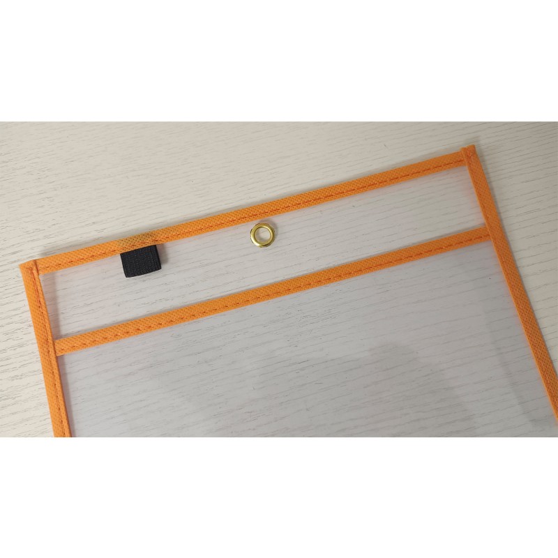Dry-Erase-Pockets彩色干擦口袋吊挂式描红文件袋跨境时尚爆款